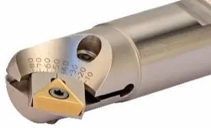 0.750" Adjustable Chamfer Cutter, 0.197" Dmin, 1.260" Dmax, 10° - 80° Y, 3.397" Oal, With 1 Pocket. 1