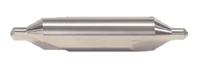 0 Solid Carbide Center Drill 90 Degree. Diameter 0.031. Oal 1-1/2". Body Diameter 1/8". Uncoated 1