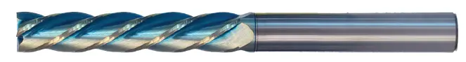 1-1/4" Solid Carbide End Mill Single End Square. Extra-Long. Shank Od 1-1/4", Flute Length 3", Oal 6'' - 2 Flutes Sky Coat 1