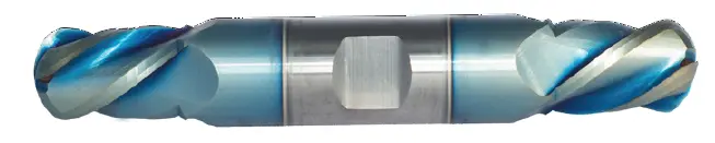 1/2" Solid Carbide End Mill Single End Ball. Double End Stub Length. Shank Od 1/2", Flute Length 1", Oal 4'' - 2 Flutes Sky Coat 1