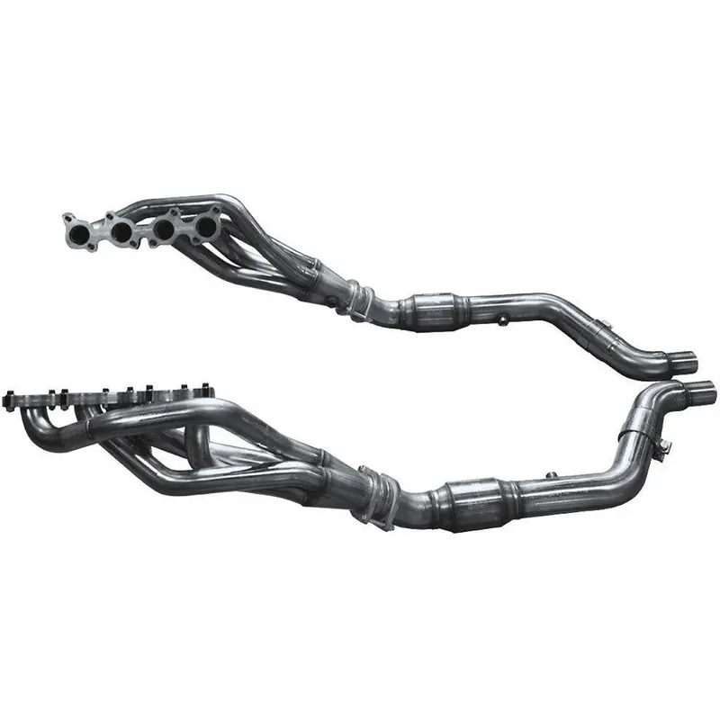 1 7/8 Inch X 3 Inch Stainless Steel Long Tube Header W/ Green Catted Connection Pipe 1