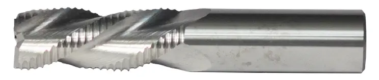 1" End Mill Hog Mill Single End. Medium Pitch Knuckle Rougher 35 Degree Helix. Shank Od 1" Loc 2" Oal 4" - 3 Flutes - Uncoated 1
