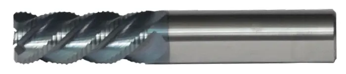 1" End Mill Hog Mill Single End. Medium Pitch Knuckle Rougher 45 Degree Helix. Shank Od 1". Loc 1-1/4" Oal 4" - 6 Flutes - Altin Coated 1