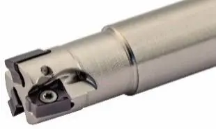 1" Endmill Cutter, Positive 90° Exact Angle, 1.25" Relief Length, 3.5" Oal, With 3 Pockets 1