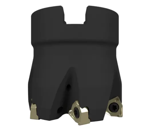 1" Shell Mill Cutter (D), 5" Length (L), C = 1", With 4 Pockets 1