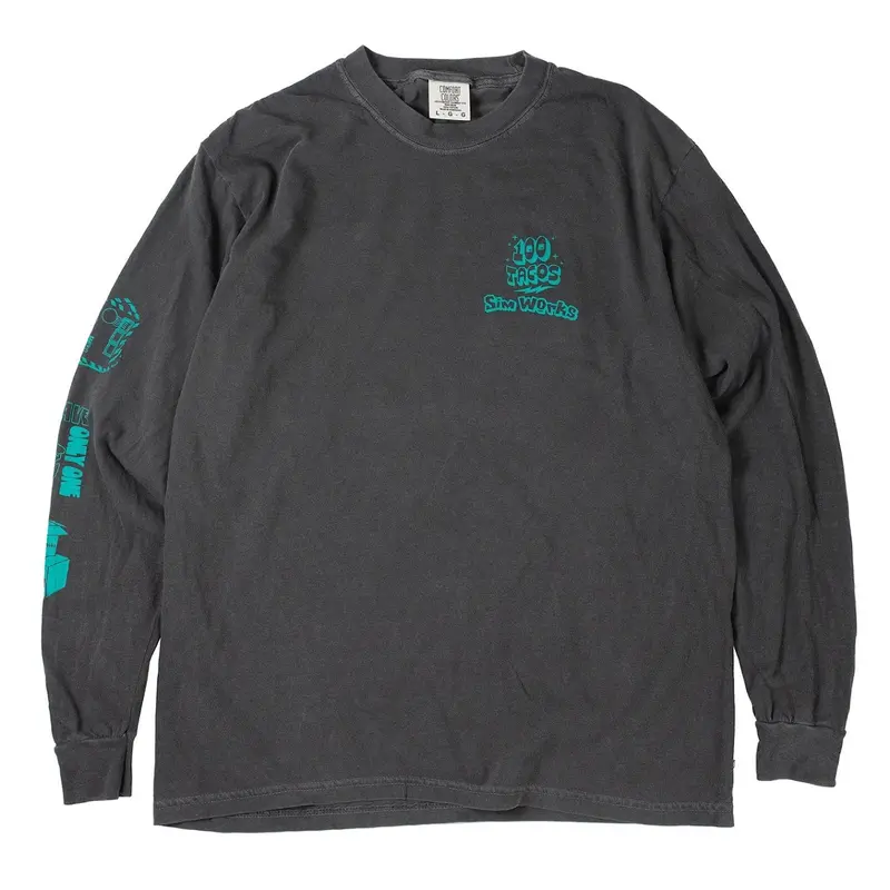 100 Tacos X Simworks Long Sleeve Shirt 1