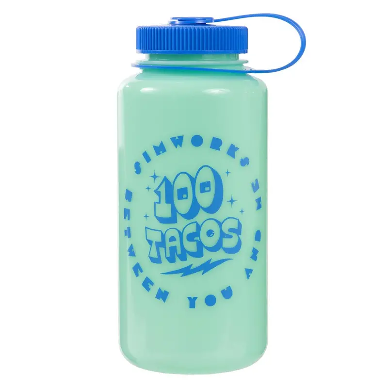 100 Tacos X Simworks Nalgene 32Oz Wide Mouth Bottle 1