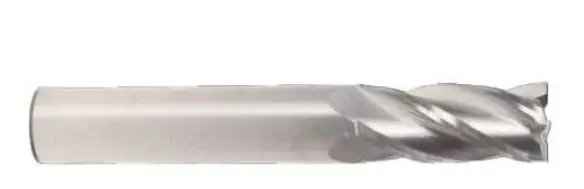 11.5Mm End Mill Standard Length. Single End Square. Shank Od 12Mm Flute Length 25Mm Oal 75Mm - 4 Flutes - Uncoated 1