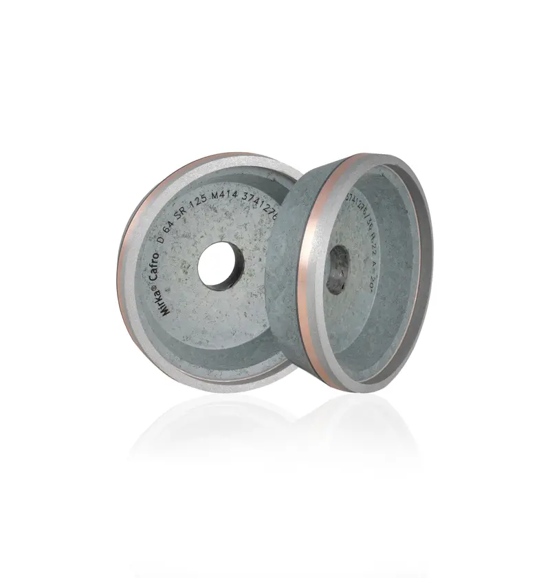 11A2 100X4x6 T = 30 Bore 31.75 Grit D30 Concentration Sq100 Hybrid Bond Edg7 1