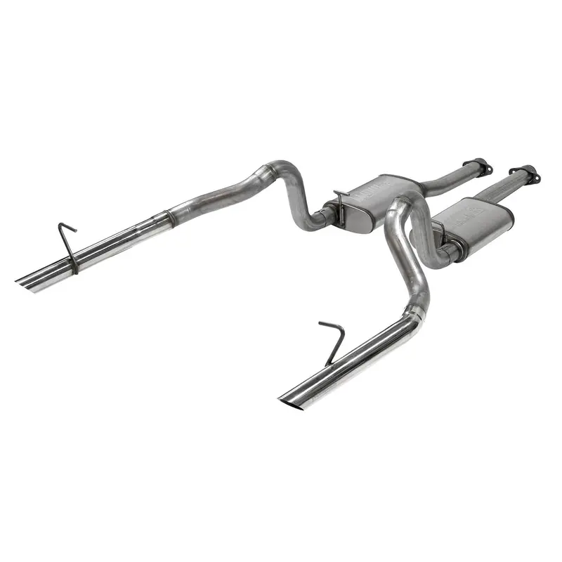 1986-1993 Ford Mustang Lx 5.0L (1986 Gt) Flowfx Cat-Back, 2.5" 409 Stainless Steel Exhaust System 1