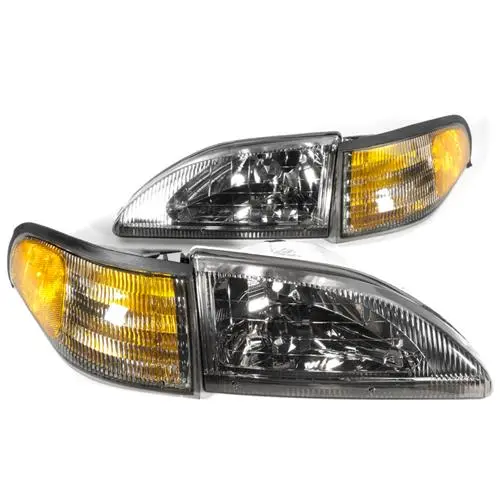 1994-98 Mustang Sve Cobra Style Smoked Headlight Kit 1