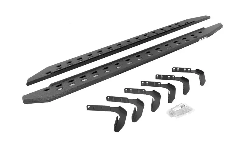 1999-16 Ford F250 & F350 Go Rhino Rb20 Slim Line Running Boards W/ Mounting Brackets 1