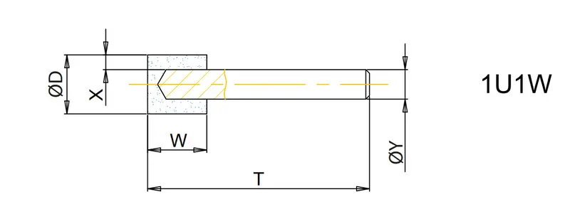 1U1w 10X11x2 T=71 Shank 6 Grit B126 Concentration W100 Bond Rcr 2