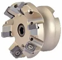2" Shell Mill Cutter, Positive, 45° Exact Angle D = 2" H = 1.750" With 4 Pockets 1