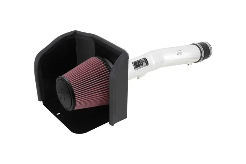2004-15 Toyota Tacoma K&N Filters 77 Series High-Flow Cold Air Intake System (Aluminum Tube) 1