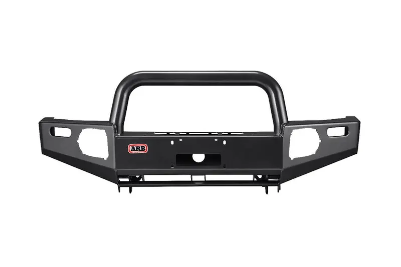 2005-07 Jeep Liberty Kj Arb Deluxe Front Bumper W/ Bull Bar - Gray 1
