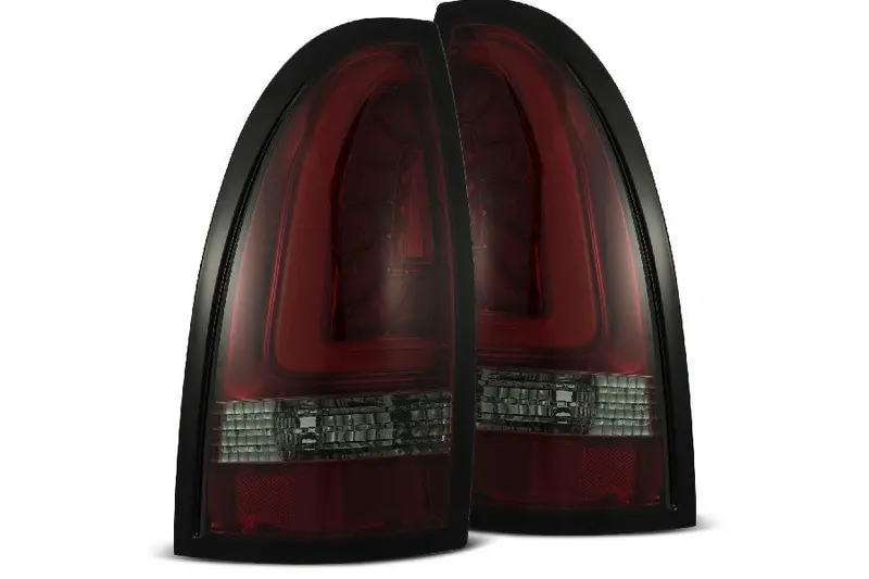 2005-15 Toyota Tacoma Alpharex Pro Series Led Tail Lights - Red Smoke 1