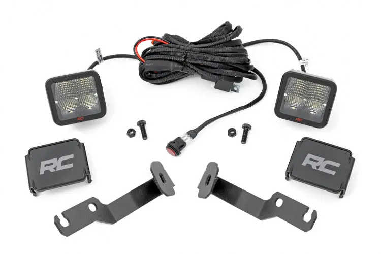 2005-15 Toyota Tacoma Rough Country Low-Profile Led Light Ditch Light Kit Spectrum Series 1