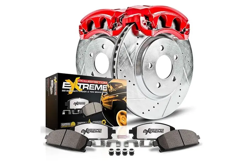 2005-23 Toyota Tacoma & 2003-09 Toyota 4Runner Power Stop Z36 Truck & Tow Brake Upgrade Kit W/ Calipers, Front 1