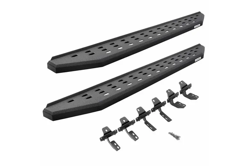 2005-23 Toyota Tacoma Double Cab Go Rhino Rb20 Running Boards With Mounting Brackets Kit 1