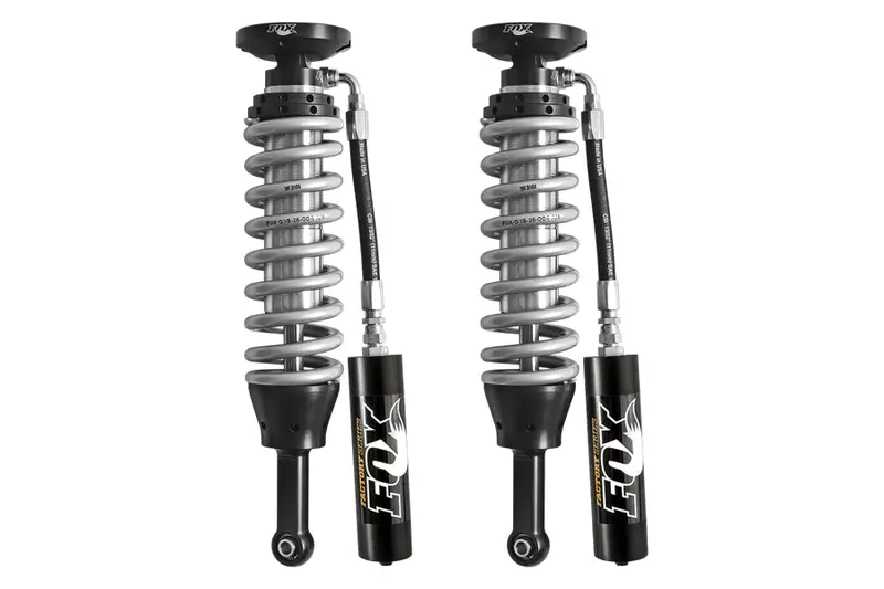 2005-23 Toyota Tacoma Fox Racing Factory Race 2.5 Coilover Reservoir Front Shocks (0-3In Lift) 1