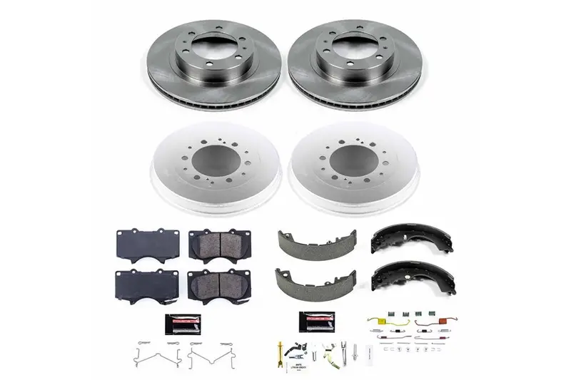 2005-23 Toyota Tacoma Power Stop Z17 Stock Replacement Brake Kit, Front & Rear 1