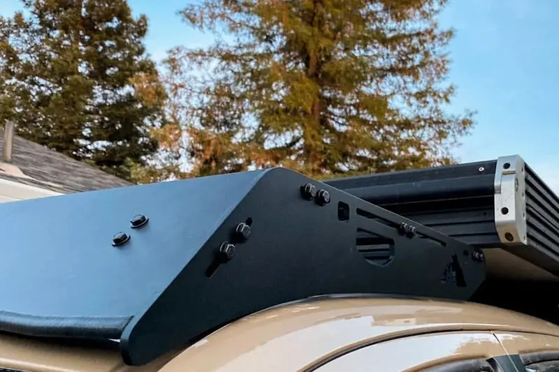 2005-23 Toyota Tacoma Sherpa Animas 21In Roof Rack, Half Height, Textured Black 2