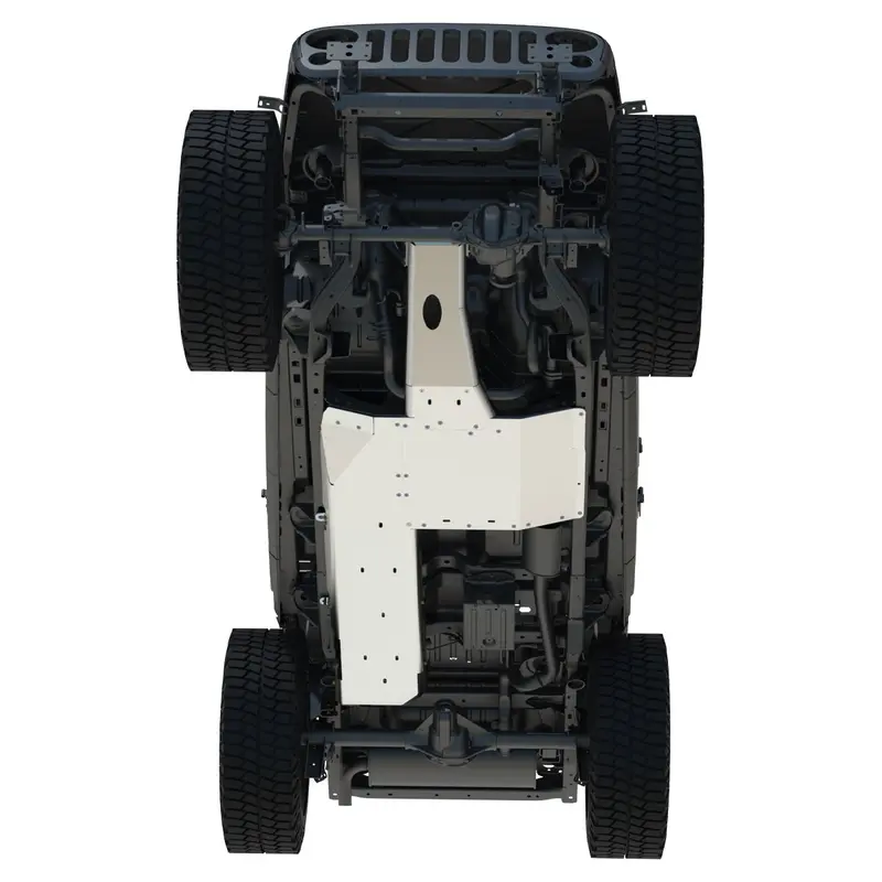 2007-11 Jeep Wrangler Jk 4-Door Artec Industries Under Armor - Bellypan Skid Plate Kit 2