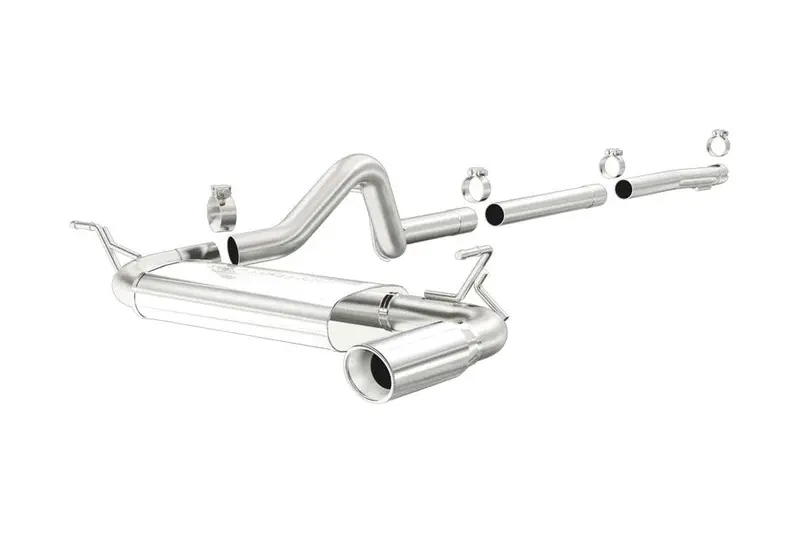 2007-11 Jeep Wrangler Jk 4-Door Magnaflow Street Series Catback Exhaust System 1