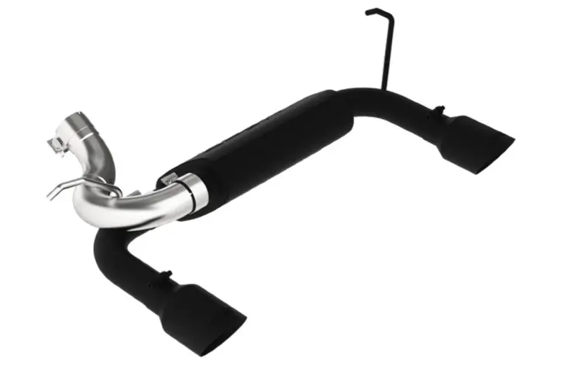 2007-17 Jeep Wrangler Jk Mbrp 2.5In Axle Back Exhaust System - Dual Rear Exit - Black 1