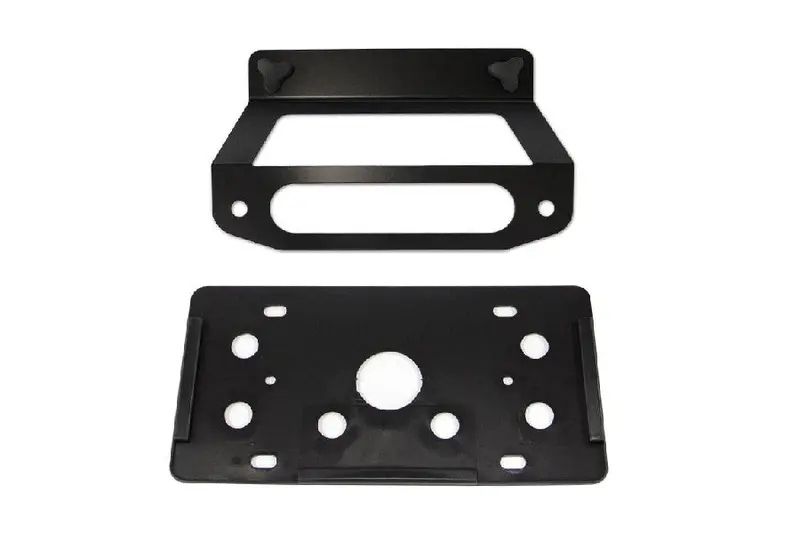 2007-18 Jeep Wrangler Jk Aev Hawse Fairlead License Plate Mounting Kit 1