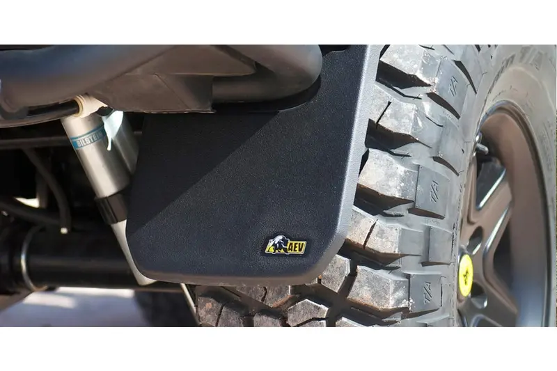 2007-18 Jeep Wrangler Jk Aev Rear Bumper Splash Guards 1