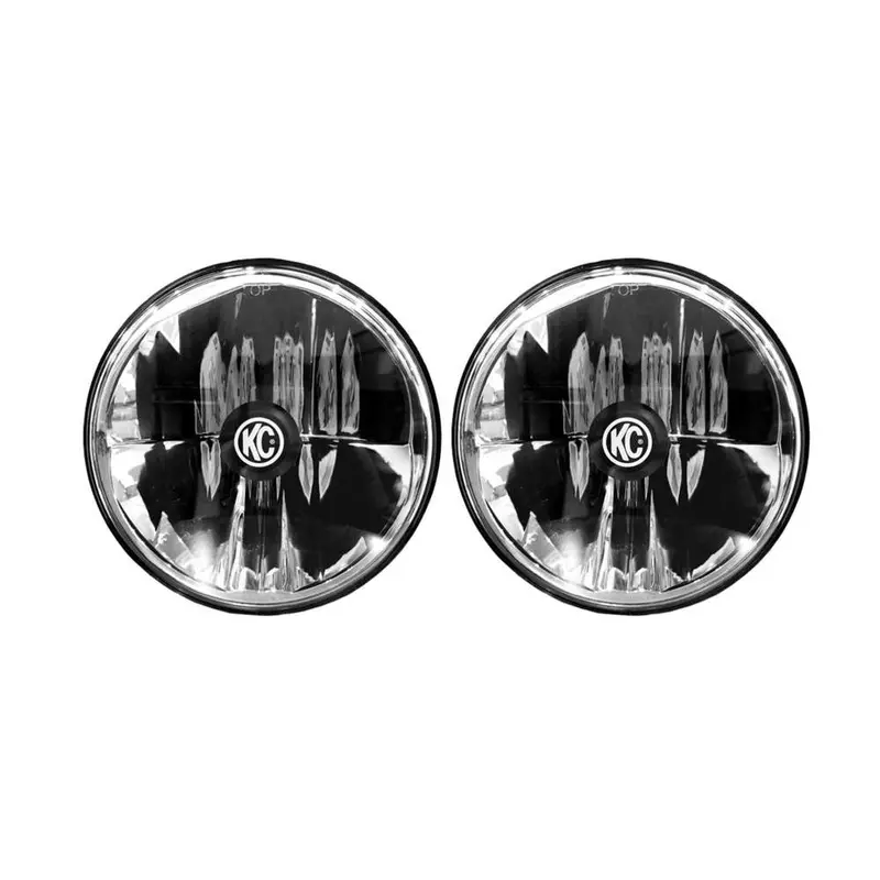 2007-18 Jeep Wrangler Jk Kc Hilites Gravity Led Headlights, Pair 1
