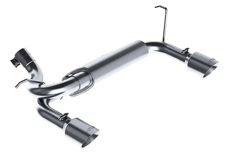 2007-18 Jeep Wrangler Jk Mbrp T409 Stainless Steel Pro Series 2.5In Axle Back Exhaust System - Dual Rear Exit 1
