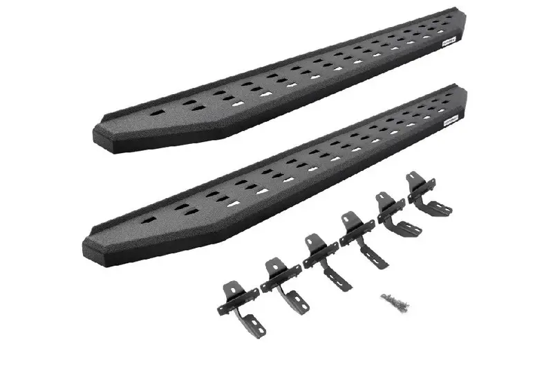 2007-2021 Toyota Tundra Go Rhino Rb20 Running Boards W/ Mounting Brackets, Bedliner Coat 1
