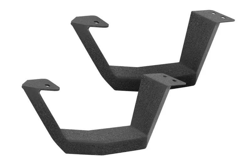 2007-21 Toyota Tundra Double Cab Go Rhino Rb20 Running Boards W/ Mounting Brackets - 2 Pairs Of Drop Steps 2