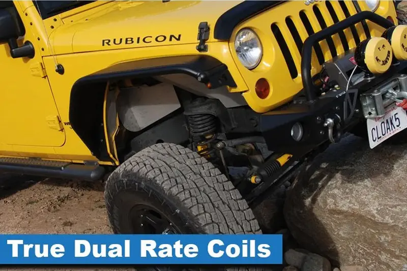 2007-24 Jeep Wrangler Jk/Jl 392 Metalcloak 2.5-3.5In Front Dual Rate Coil Springs 2