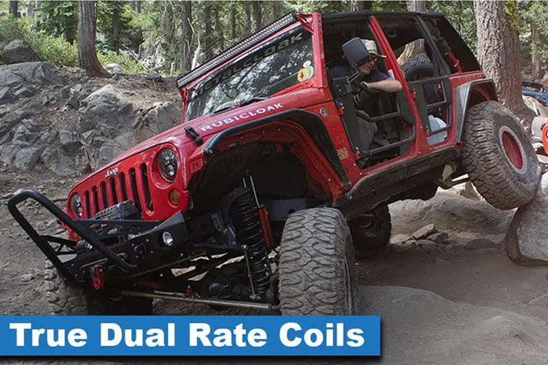 2007-24 Jeep Wrangler Jk/Jl 392 Metalcloak 4.5-5.5In Front Dual Rate Coil Springs 2