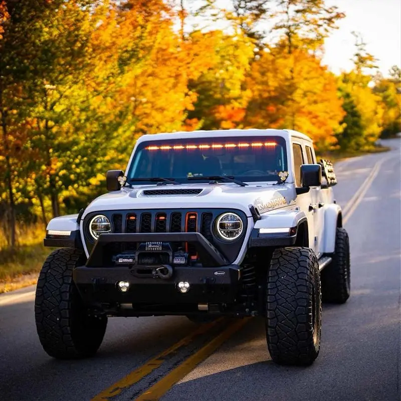 2007-26 Jeep Wrangler Jl/Jk/Gladiator Jt Kc Hilites Flex Era 3 Dual Mode Sae Fog Lights 2