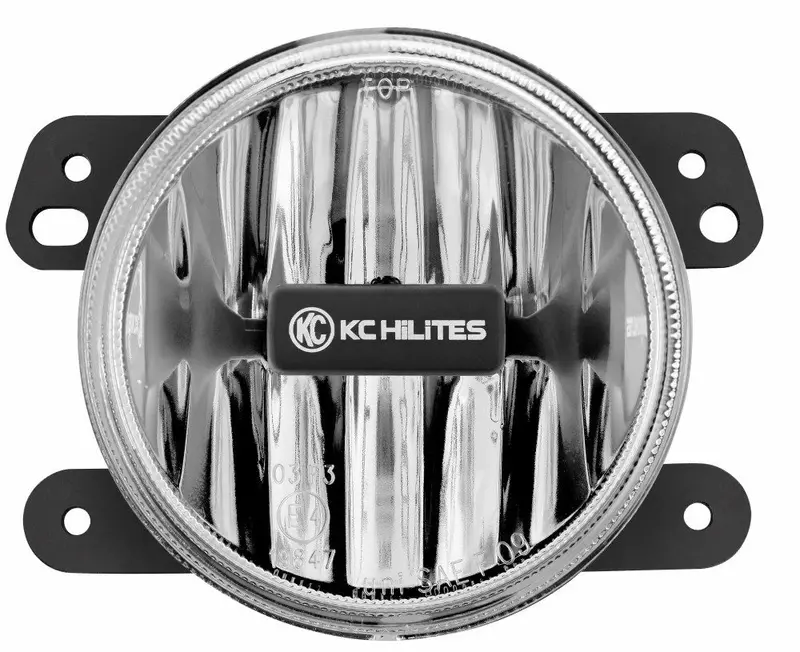 2010-18 Jeep Wrangler Jk Kc Hilites Gravity Led Fog Light Clear 4In, Single 1