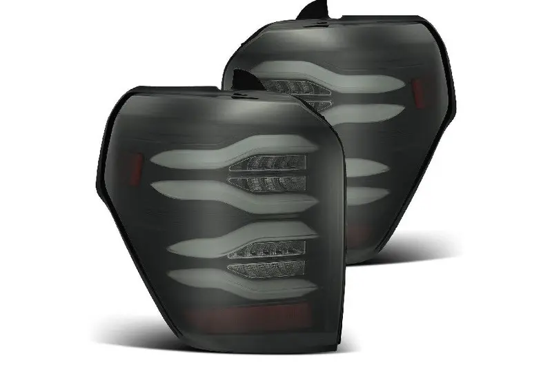 2010-22 Toyota 4Runner Alpharex Pro Series Led Tail Lights - Jet Black 1