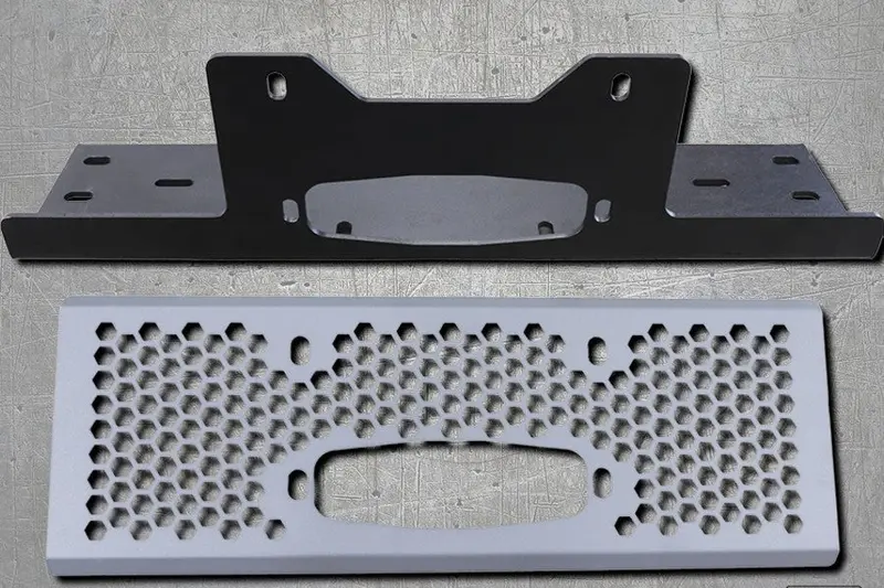 2010-23 Ford F250 & F350 Lod Offroad Offroad Destroyer Truck Winch Plate With Screen 1
