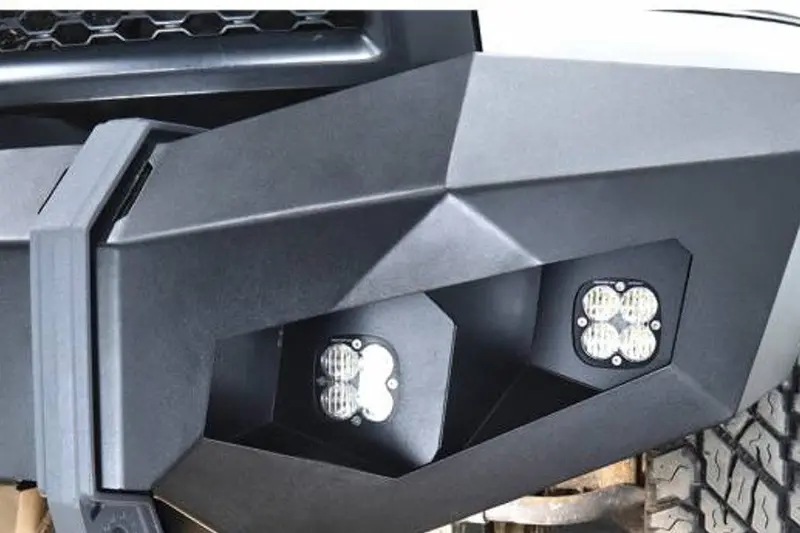 2010-23 Gmc Sierra 2500Hd & 3500 Lod Offroad Offroad Destroyer Truck Baja Design Squadron Light, Bezel Kit, Black Texture 1