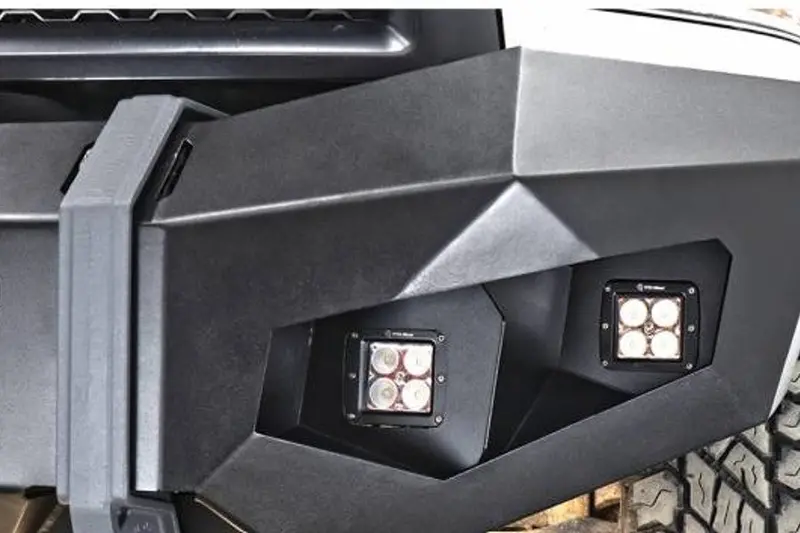 2010-23 Gmc Sierra 2500Hd & 3500 Lod Offroad Offroad Destroyer Truck Rigid Dually, Black Textured, Light Bezel Kit 1