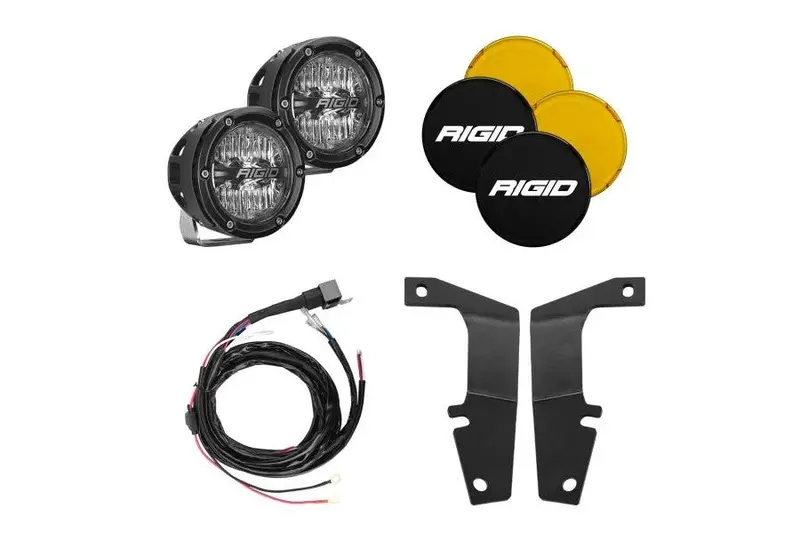 2010-23 Toyota 4Runner Rigid Industries A-Pillar Light Kit W/ 360-Series Lights 1