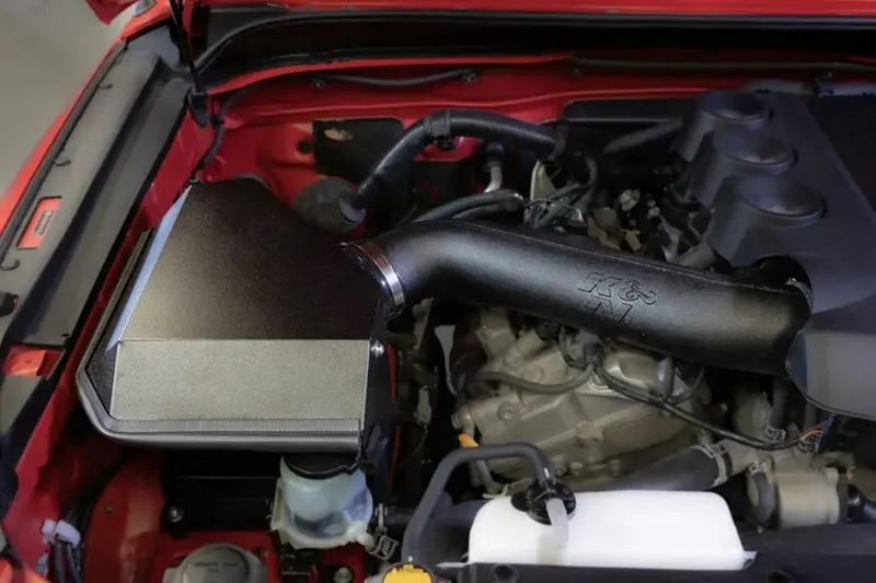 2010-24 Toyota 4Runner K&N Filters Dry-Flow Cold Air Intake System (Roto-Mold Tube) 2