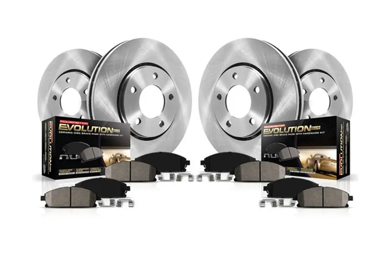 2010-24 Toyota 4Runner Power Stop Z17 Stock Replacement Brake Kit, Front And Rear 1