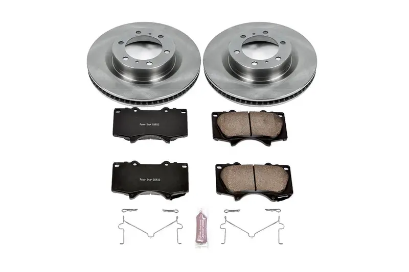2010-24 Toyota 4Runner Power Stop Z17 Stock Replacement Front Brake Kit 1