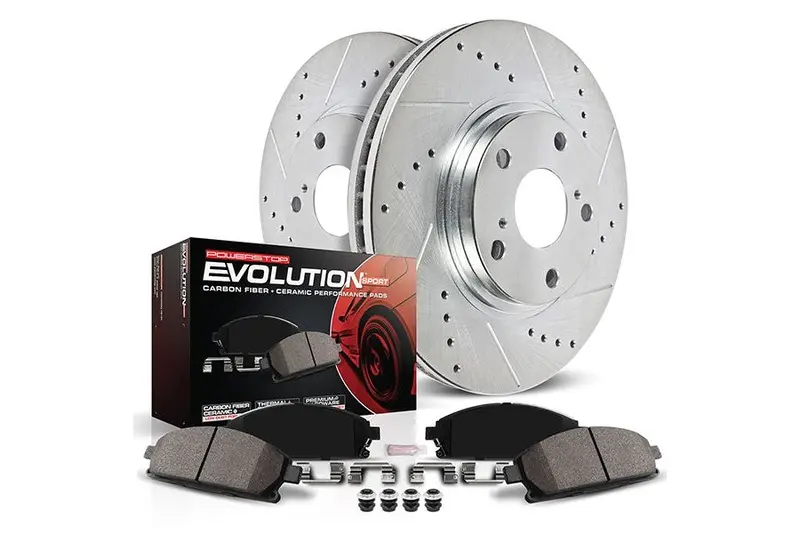 2010-24 Toyota 4Runner Power Stop Z23 Evolution Sport Brake Upgrade Kit, Front 1