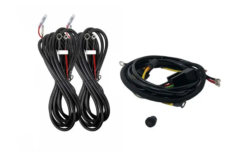 2010-25 Toyota 4Runner Kc Hilites Profile Sidecast Four-Light Wiring Kit 1